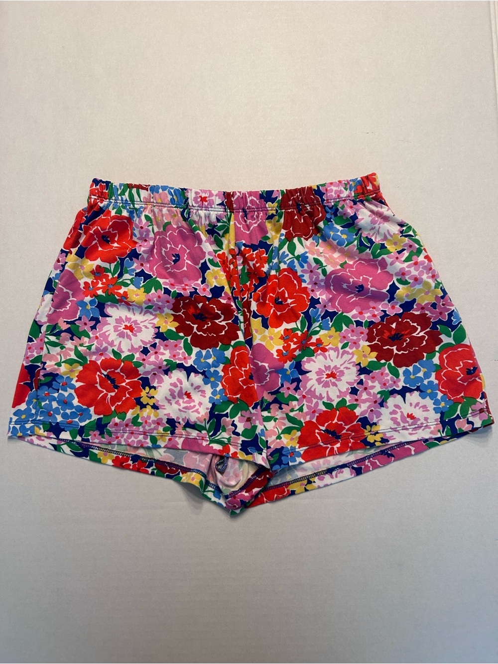 Kate Spade Blooming Florals Short Sleeve Pajamas Shorts Set Two Piece Size Large - Picture 6 of 11